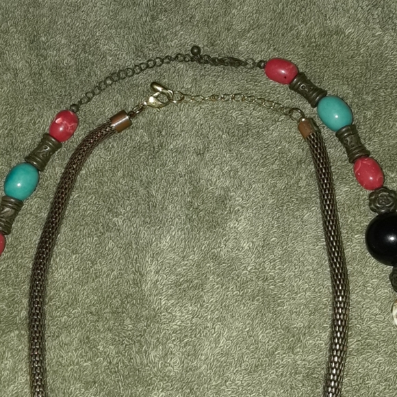 Boho necklaces (lot of 2) - Picture 2 of 4
